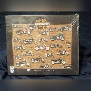 Harley-Davidson Motorcycles 1000 Piece Puzzle - New Sealed